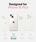 كفر جوال ايفون 15 بلس سيليكون مغناطيسي ماغ سيف شحن لاسلكي من رينجكي لون رملي Ringke Silicone Magnetic Compatible with iPhone 15 Plus Case Cover