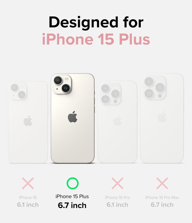 كفر جوال ايفون 15 بلس سيليكون مغناطيسي ماغ سيف شحن لاسلكي من رينجكي لون رملي Ringke Silicone Magnetic Compatible with iPhone 15 Plus Case Cover