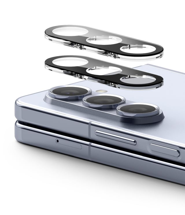 واقي المنيوم لكاميرا سامسونغ جالاكسي زد فليب 5 من رينجكي عدد اثنان Ringke Camera Styling Compatible with Samsung Galaxy Z Fold 5 Camera Lens Protector