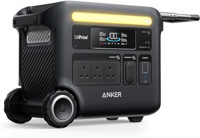 بطارية متنقلة للرحلات انكر سوليكس جان برايم 2560 واط/ساعة Anker SOLIX F2600 Portable Power Station