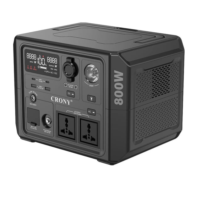 بطارية متنقلة للرحلات كروني 403 واط في الساعة Crony CN601-800W Portable Outdoor Power Station