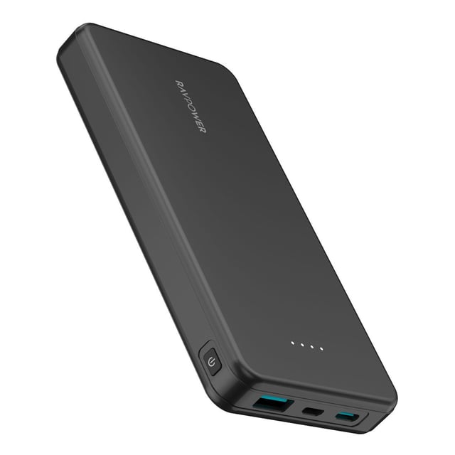 RAVPower RP-PB1215 PD Pioneer 10000mAh 15W 3-Ports Power Bank - Black