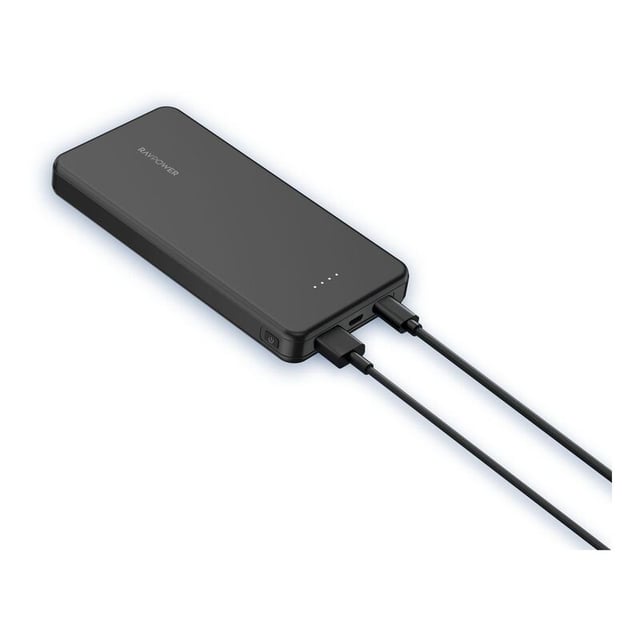 RAVPower RP-PB1215 PD Pioneer 10000mAh 15W 3-Ports Power Bank - Black
