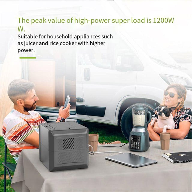بطارية متنقلة للرحلات كروني 403 واط في الساعة Crony CN601-800W Portable Outdoor Power Station
