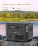 بطارية متنقلة للرحلات كروني 403 واط في الساعة Crony CN601-800W Portable Outdoor Power Station