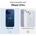 كفر ايفون 15 برو ماغ سيف أسود مع غطاء كاميرا بولي كربونات نيلكين Nillkin Magnetic Case for iPhone 15 Pro Case, Compatible with MagSafe, Sliding Camera Cover