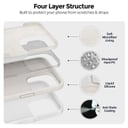 O Ozone Compatible with iPhone 15 Pro Case, Liquid Silicone Case With Soft Microfiber Lining [Full Covered Camera] Shockproof Phone Case Cover for iPhone 15 Pro - Dark Green