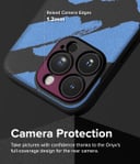 كفر جوال ايفون 15 برو شحن لاسلكي لون أزرق من رنجكي Ringke Onyx Case Compatible with iPhone 15 Pro