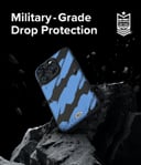 كفر جوال ايفون 15 برو شحن لاسلكي لون أزرق من رنجكي Ringke Onyx Case Compatible with iPhone 15 Pro