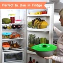 غطاء سيليكون للأطباق 5 قطع مقاومة للحرارة او اوزون O Ozone Reusable Silicone Suction Lids Heat Resistant Microwave Cover for Food Covers Lids for Cups