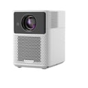 Wownect Smart Android Projector With 150 Inch Projector Screen 700ANSI Lumens Auto Focus & Auto Keystone1080P Portable Outdoor Movie Projector 4K Download Apps Bluetooth WiFi Video Projector