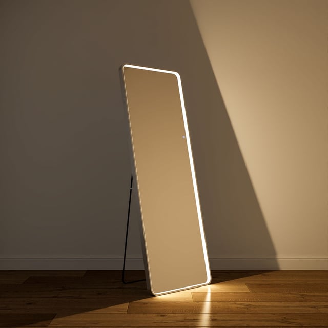 مرايا طويله لغرف النوم تكتك مع اضاءة ليد Taktik Full Length LED Dressing Mirror