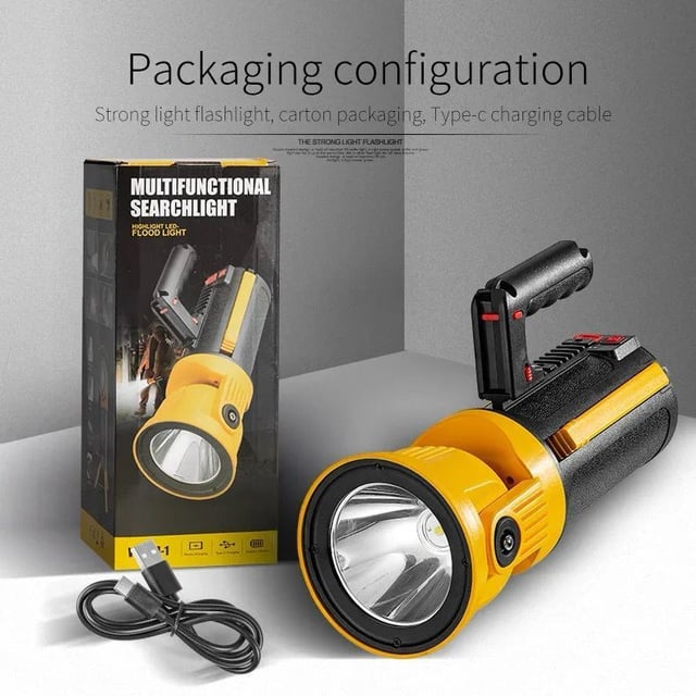 Cob Floodlight Multi-Functional Lighting Charging LED Flashlight