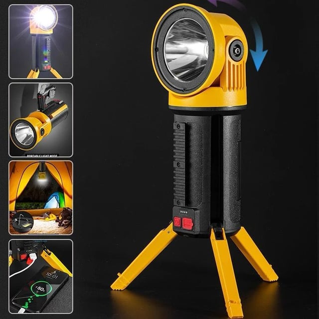 Cob Floodlight Multi-Functional Lighting Charging LED Flashlight