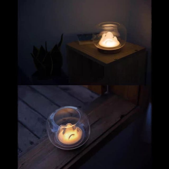 حوض سمك صغير مع اضاءة Fish Bowl Tank With Light