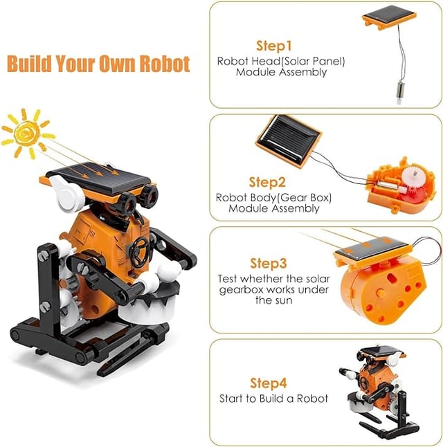 Proskit 8-in1 Solar Educational Robot Kit GE-619
