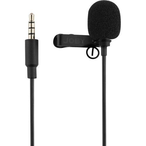 مايك صغير سلكي 5.9 قدم متوافق مع الجولات والكاميرات أسود من جوبي JOBY Wavo Lavalier Microphone