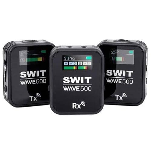 مايك لاسلكي صغير ثنائي سويت SWIT Dual Channel Wireless Microphone