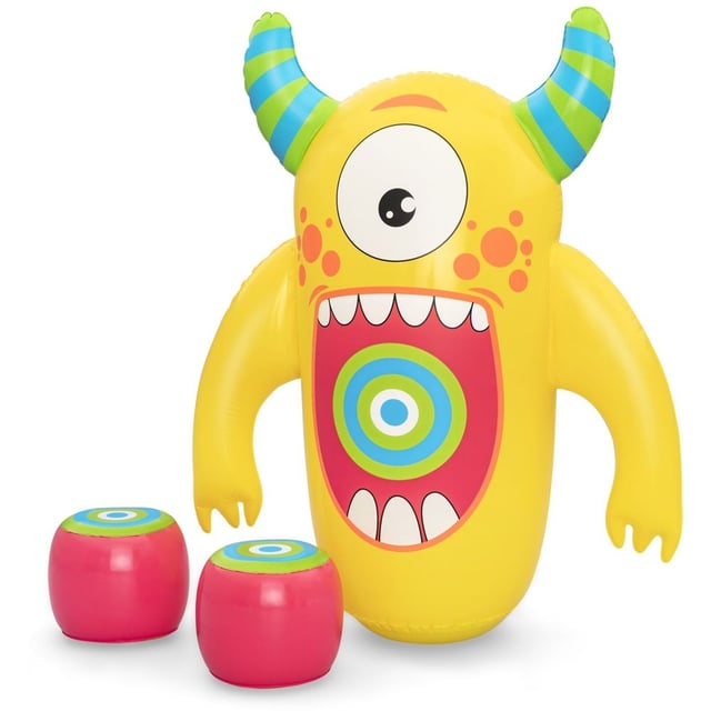 كيس ملاكمة للأطفال قابل للنفخ مع قفازات ملاكمة 1.2 متر بيست واي Bestway Bop Bags Monster