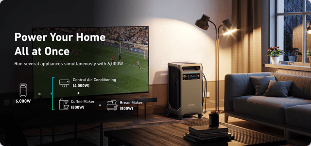 بطارية متنقلة انكر للرحلات سوليكس 3840 واط/ساعة Anker Solix F3800 Portable Power Station