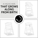 Hauck - Alpha+ High Chairs - White