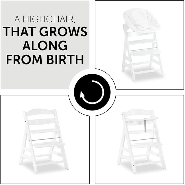 Hauck - Alpha+ High Chairs - White
