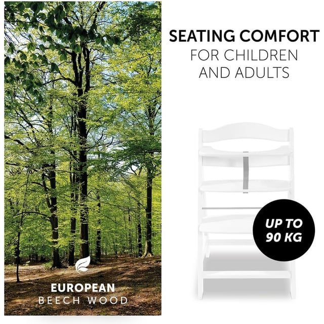 Hauck - Alpha+ High Chairs - White