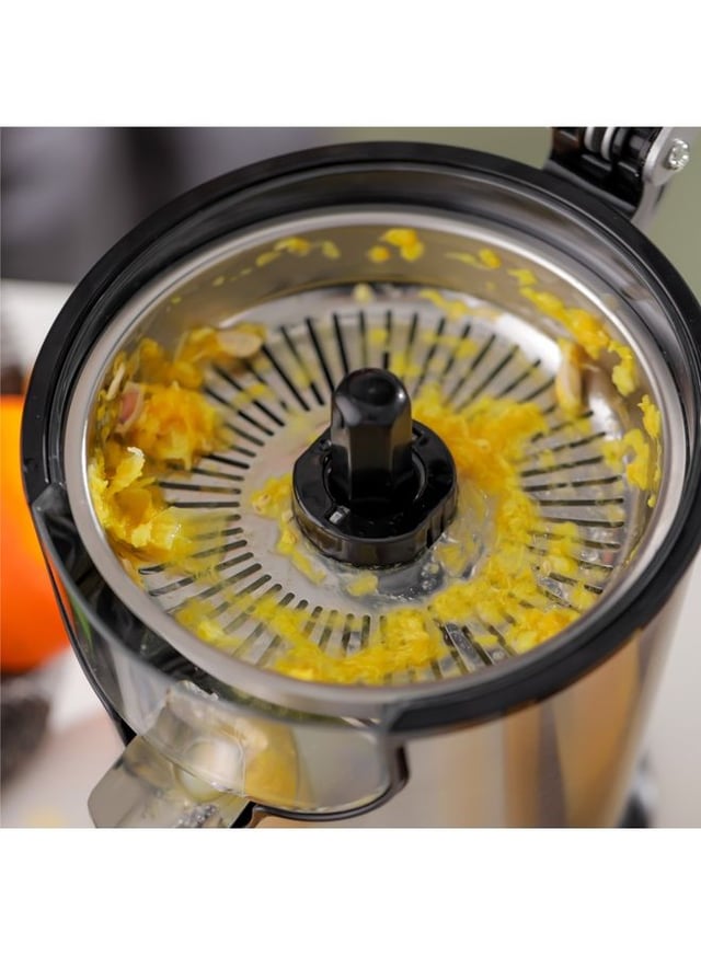 عصارة البرتقال ستانلس ستيل 300 واط فضي جيباس Geepas Stainless Steel Citrus Juicer With Aluminum Die Casting Handle 300.0 W