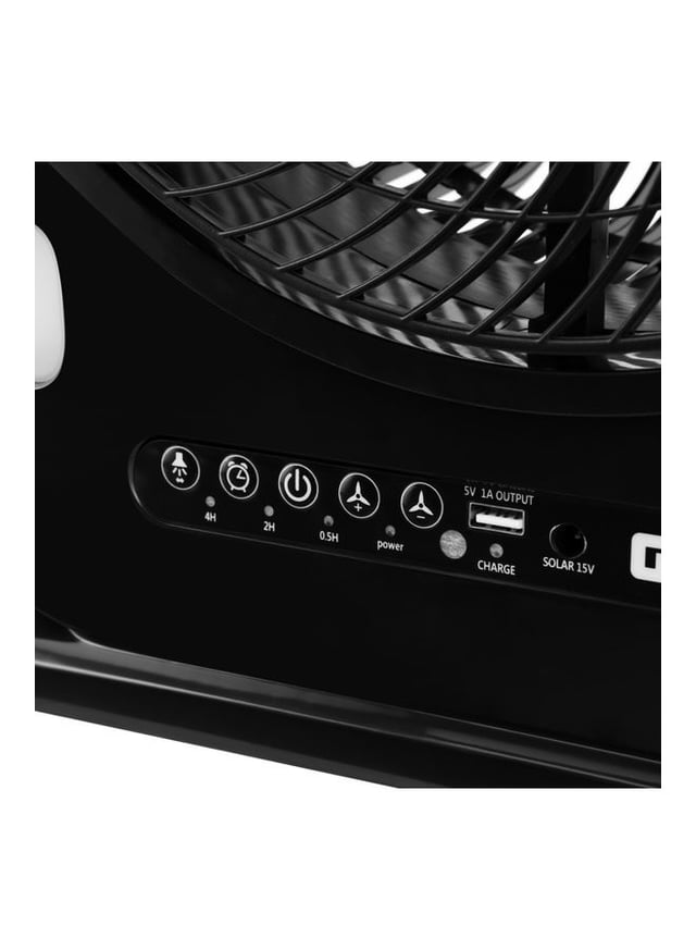 مروحة أرضية 12 انش 3 شفرات 40 واط قابلة لإعادة الشحن جيباس Geepas 12" Rechargeable Fan With Remote Control With Led Light Function