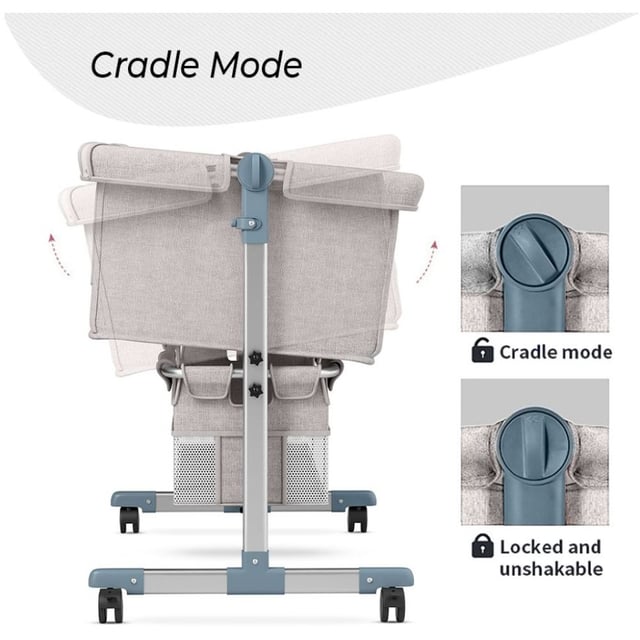 سرير اطفال بجانب السرير عاجي تيكنوم Teknum - Bedside Crib - Ivory