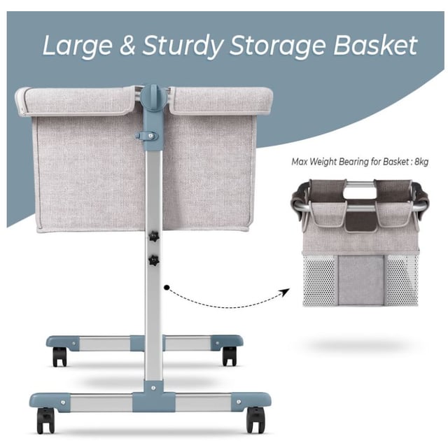 سرير اطفال بجانب السرير عاجي تيكنوم Teknum - Bedside Crib - Ivory