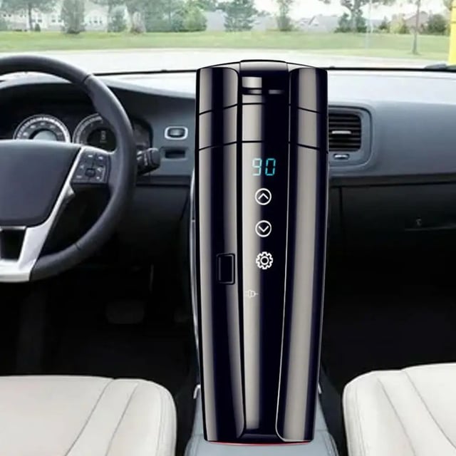 كوب حراري للقهوة للسيارة 400 مللي Stainless Car Heated Smart Mug