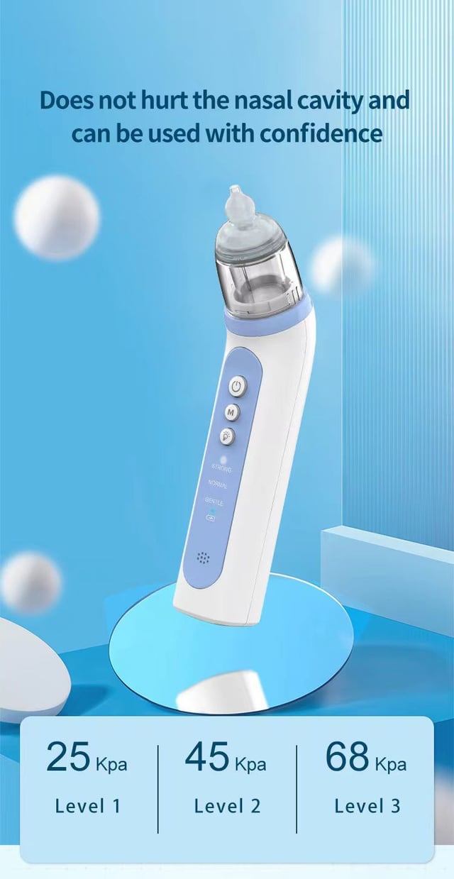 Baby Electric Nasal Aspirator Vacuum Cleaner for Toddlers