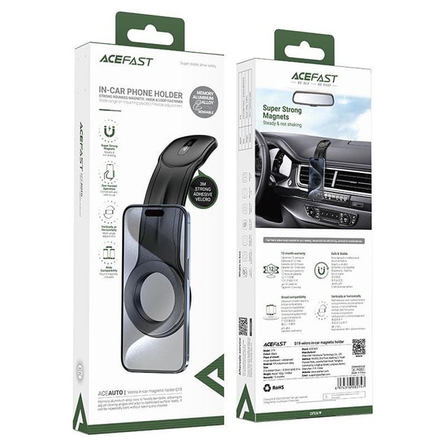 Acefast Car Mount Magnetic Holder D19