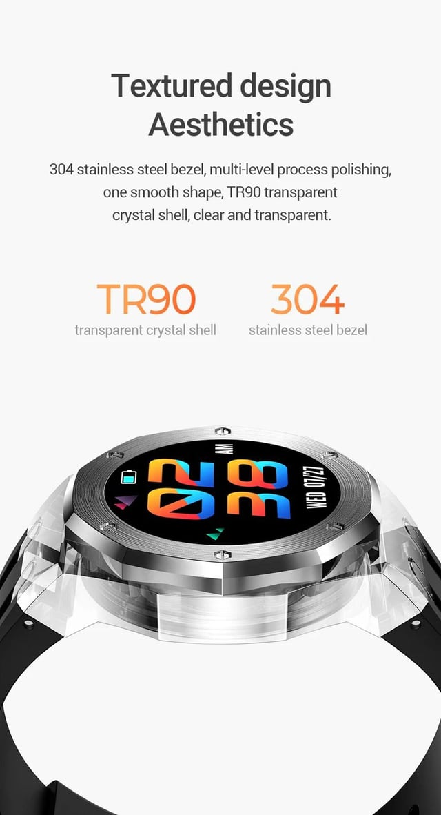 Hoco Y13 1.09inch Bluetooth 5.0 Smart Watch