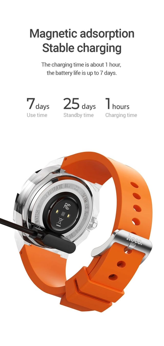 Hoco Y13 1.09inch Bluetooth 5.0 Smart Watch