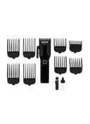 Geepas Digital Professional Hair Clipper, Trimmer 8 Combs Men Beard Mustache Edger With Led Display, Rechargeable Haircut Kit, Steel Blade