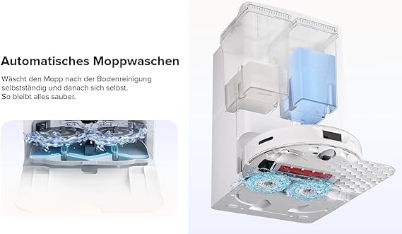 مكنسة روبوت التنظيف شاومي روبوروك كيو ريفو 5500 باسكال Roborock Robotic Vacuum Cleanner QRevo