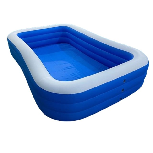 حوض سباحة منزلي مسبح اطفال نفخ مع مضخة هواء صغيرة Inflatable Swimming Pool For Kids