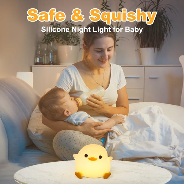 مصباح ليلي للأطفال أوزون شكل بطةO Ozone Bunny Night Light for Kids Bedroom