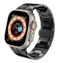 سير ساعة ابل تيتانيوم متوافق مع ابل ووتش الترا 2 أسود او اوزون O Ozone Titanium Metal Watch Band Strap Compatible with Apple Watch Ultra 2 Band