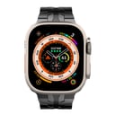 سير ساعة ابل تيتانيوم متوافق مع ابل ووتش الترا 2 أسود او اوزون O Ozone Titanium Metal Watch Band Strap Compatible with Apple Watch Ultra 2 Band