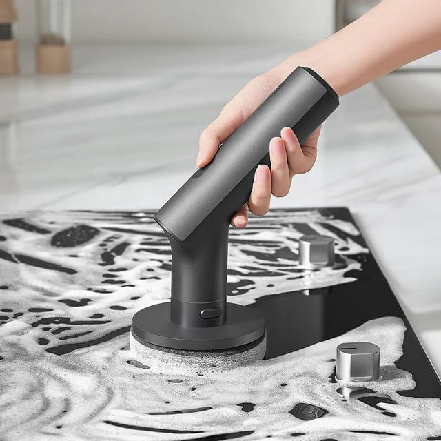 فرشاة تنظيف كهربائية دوارة هوتو للمطبخ والأرضيات 4000 مللي أمبير Hoto Electric Spin Scrubber