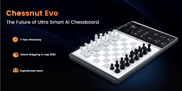 طاولة شطرنج ذكية تعمل بالذكاء الاصطناعي مع شاشة 12.3 بوصة Chessnut Evo - The Future of Ultra Smart AI Chessboard