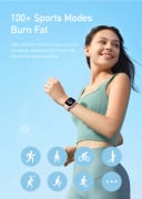 Awei H25 Multifunctional Smart Watch Men Women Bluetooth Connected Phone Call Fitness Sports Bracelet Body Health Monitoring -black