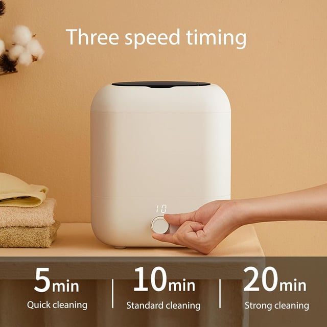 غسالة ملابس صغيره لاسلكية 5 لتر 2000 مللي أمبير Mini Portable Washing Machine
