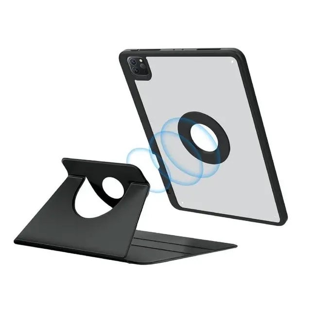 Green Lion Transparent Folio case for  iPad Pro 12.9 - Black