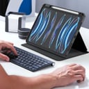 Green Lion Transparent Folio case for  iPad Pro 12.9 - Black