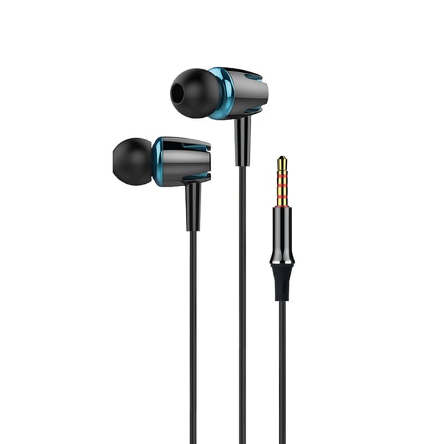 Green Lion Vibra Stereo Earphone - Black