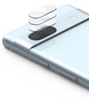 Ringke Glass Camera Protector [3 Pack] Compatible with Google Pixel 7a Hard Tempered Glass Protector Ultra-Thin Case-Friendly Full-Cover Camera Lens Protector for Pixel 7a